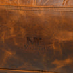 Leather Gym Travel Bag, Round