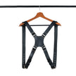 Dual Leather Camera Strap Harness- Black