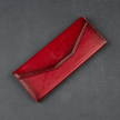 Luxury Leather Sunglasses Case - Red - Louisville
