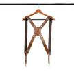 Double Camera Strap Harness- Brown
