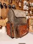 Evangeline Cowhide Backpack #46