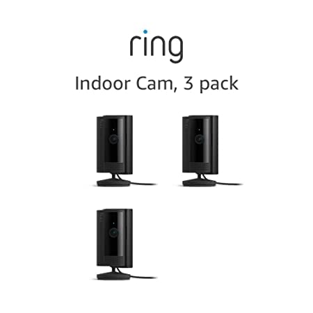 Ring Indoor Cam (newest model) — Home or business security in 1080p HD video, White