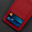 Leather Red Crossbody Bag Phone Wallet - Columbus