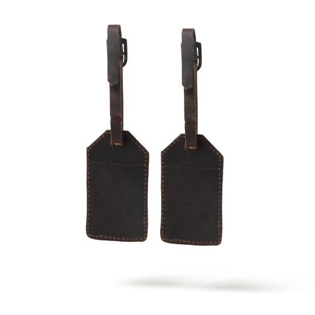 Leather Luggage Tag Set