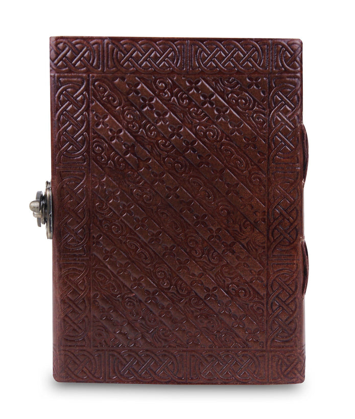 Handmade Leather Journal – Blue Topaz Notebook