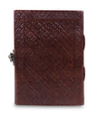 Handmade Leather Journal – Blue Topaz Notebook
