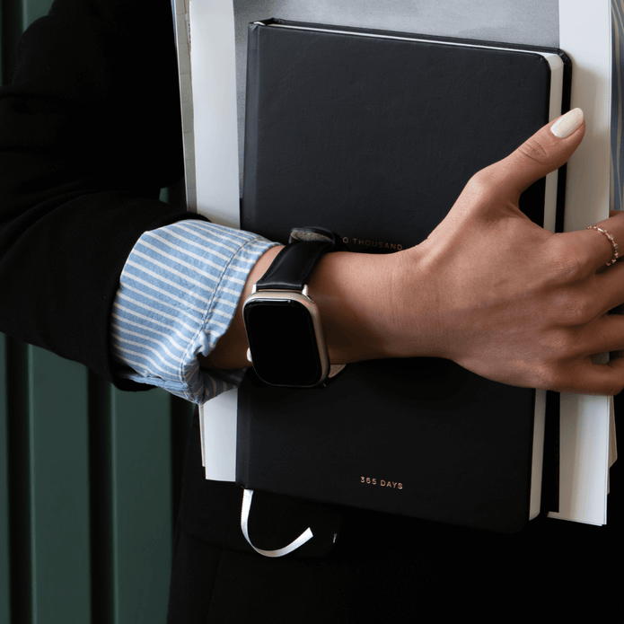 Apple Watch Yellow Leather Strap - Boston