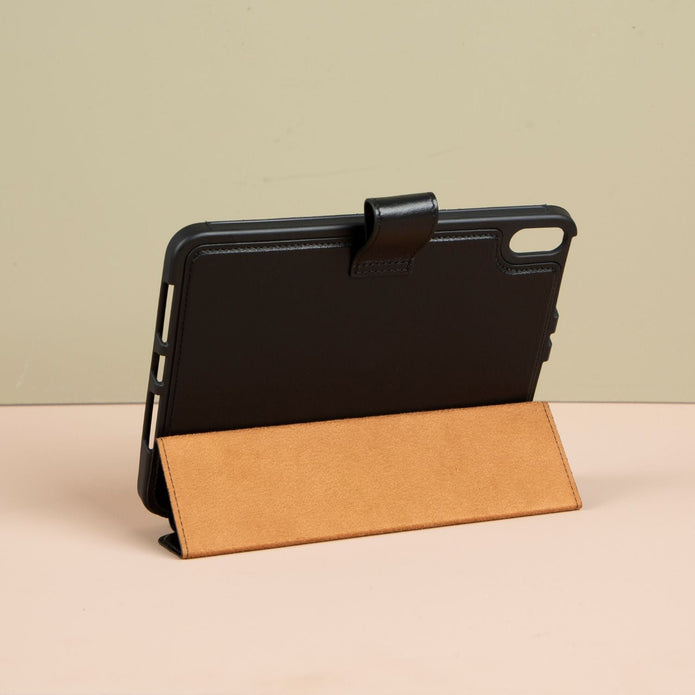 Handcrafted Leather Case for iPad Mini(1,2,3,4,5) Black | PATERSON