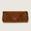 Premium Leather Eyewear Case - Dark Brown - Cambridge