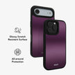 Violet Reverie | Purple Gradient Fluted Glass iPhone Case