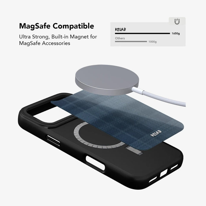 Denim | Blue Flannel Plaid iPhone Case