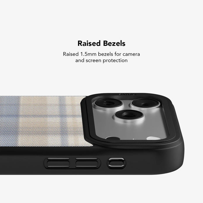 Oatmilk | Beige Flannel Plaid iPhone Case