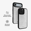 White Venom | Snake Skin Print iPhone Case