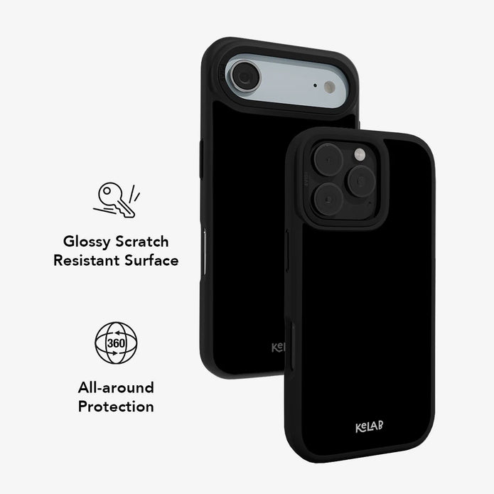 Solid Black | Minimalist Black iPhone Case