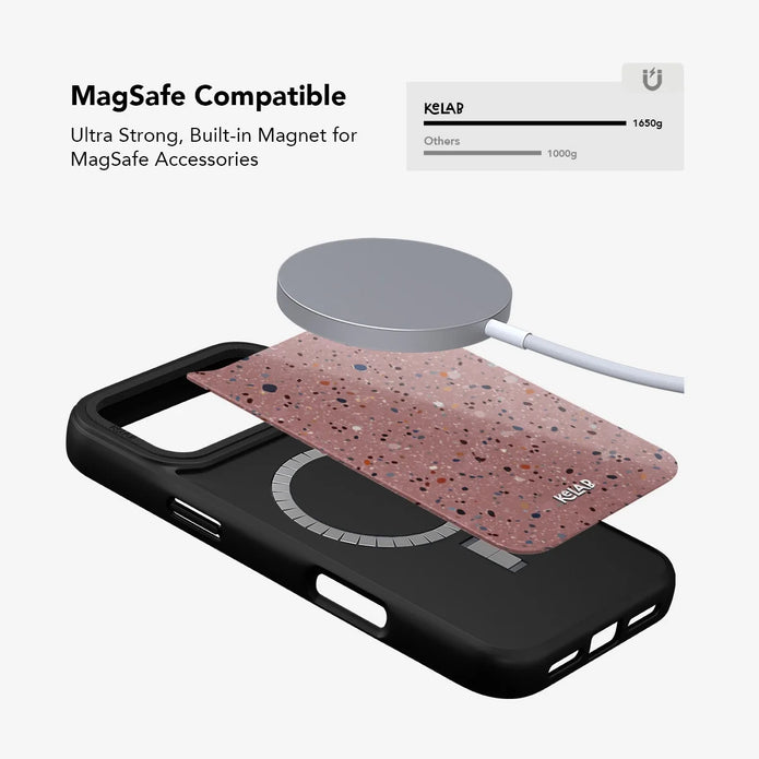 Rose Clay | Pink Paint Splatter iPhone Case