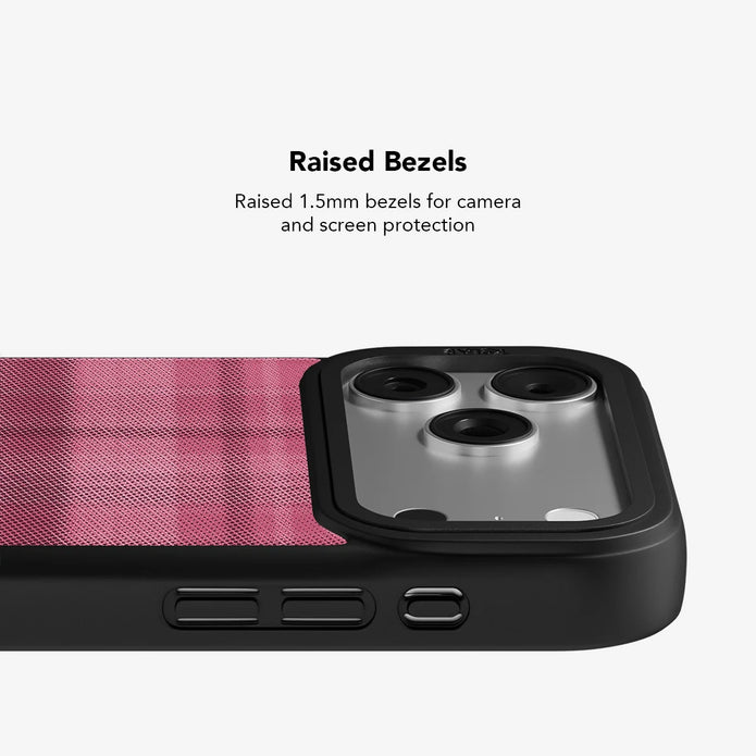 Rosé | Pink Flannel Plaid iPhone Case