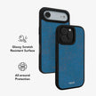 Digital Grain | Blue Terrazzo Speckled iPhone Case