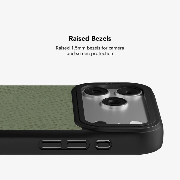 Sage Silk | Sage Green Pebbled Texture iPhone Case