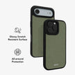 Sage Silk | Sage Green Pebbled Texture iPhone Case