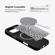 Platinum Predator | Black & White Cheetah Print iPhone Case