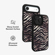 Shadow Striker | Zebra Stripe iPhone Case