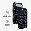 Inkwell Lily | Minimalist Black Floral iPhone Case