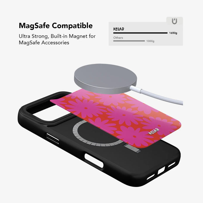 Sunflare Daisy | Pink Daisy Floral iPhone Case