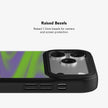 Purple Haze | Y2K Neon Green Abstract Wave iPhone Case