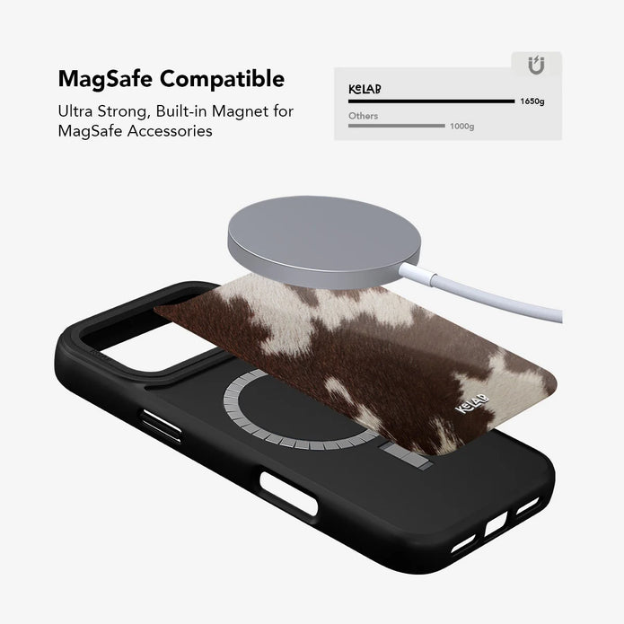 Rodeo Drive | Brown & White Cow Print iPhone Case