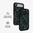 Obsidian Vein | Abstract Black Marble iPhone Case