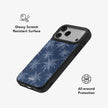 Denim Tree | Blue Patterned iPhone Case