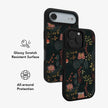 Starlit Botanica | Dark Academia Floral iPhone Case