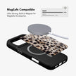 Arctic Aristocrat | Beige Cheetah Print iPhone Case