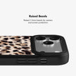 Arctic Aristocrat | Beige Cheetah Print iPhone Case