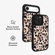 Arctic Aristocrat | Beige Cheetah Print iPhone Case