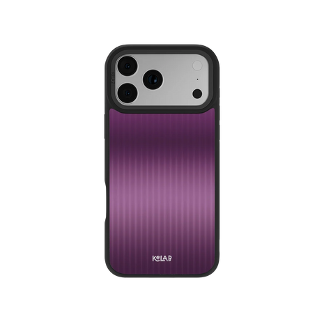 Violet Reverie | Purple Gradient Fluted Glass iPhone Case