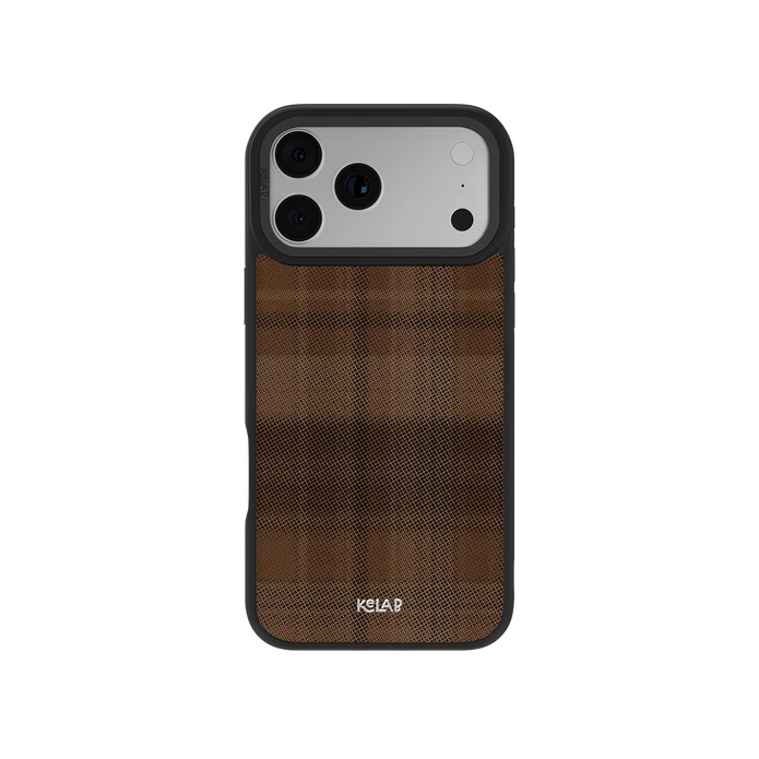 Chestnut | Brown Flannel Plaid iPhone Case