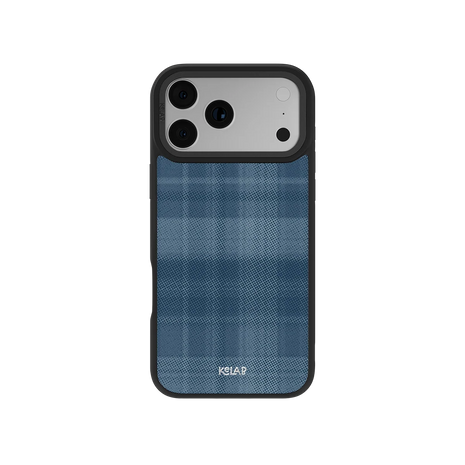 Denim | Blue Flannel Plaid iPhone Case
