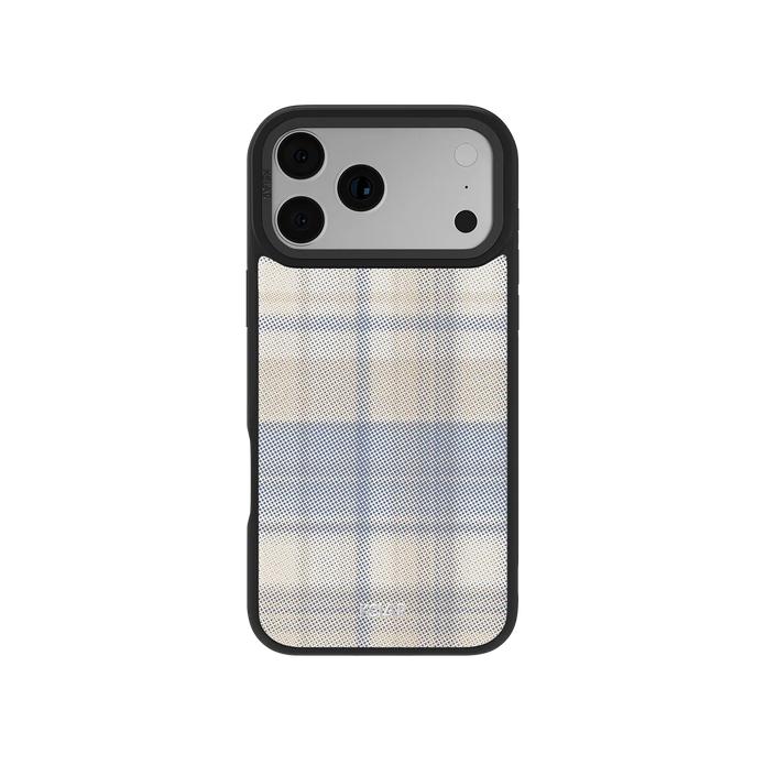 Oatmilk | Beige Flannel Plaid iPhone Case