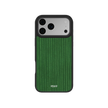 Emerald Drip | Green Stripe Pattern iPhone Case