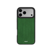 Emerald Drip | Green Stripe Pattern iPhone Case
