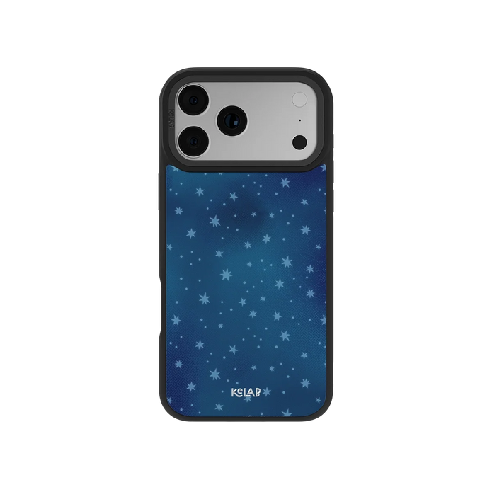 Moon Mist | Starry Midnight Blue iPhone Case