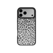 Platinum Predator | Black & White Cheetah Print iPhone Case