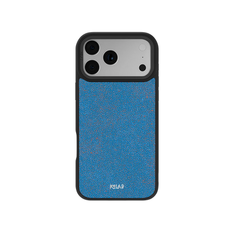 Digital Grain | Blue Terrazzo Speckled iPhone Case