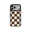 Cerulean Check | Blue & Brown Checkered iPhone Case