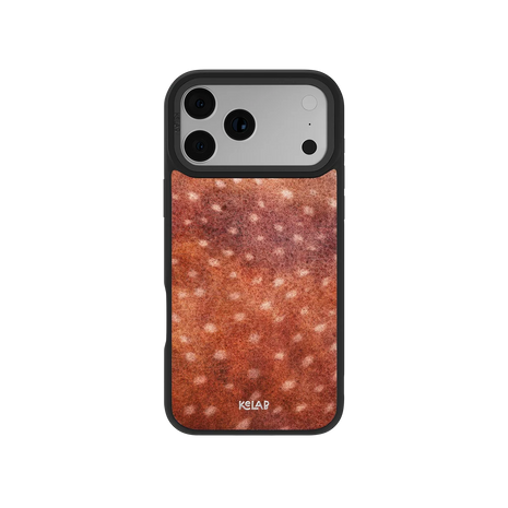 Midnight Fawn | Burnt Orange Deer Print iPhone Case