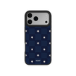 Celestial Check | Navy Checkered iPhone Case