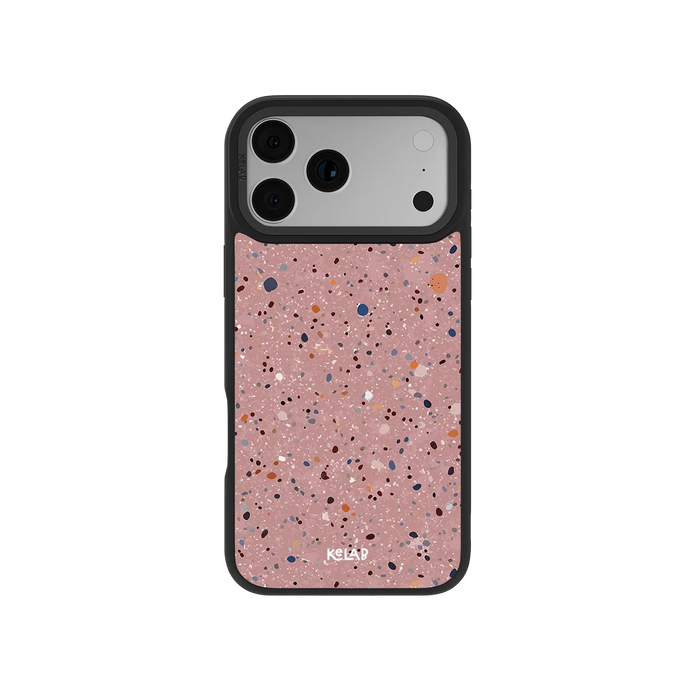 Rose Clay | Pink Paint Splatter iPhone Case