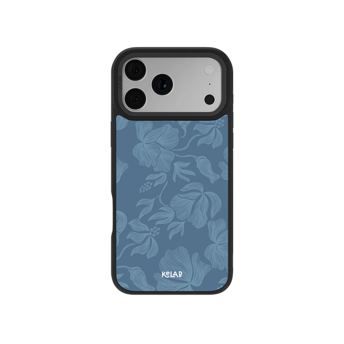 Cerulean | Dusty Blue Floral iPhone Case