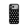 Domino Theory | Black and White Polka Dot iPhone Case